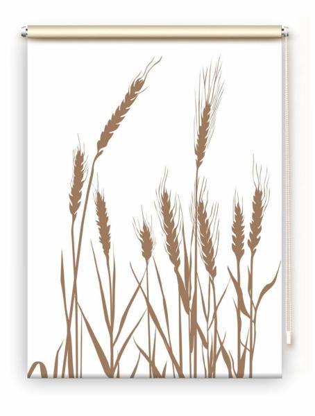 Rollo cereal 24 - blanco cappuccino, Rollo, Motivrollo, Rollo mit Druck, Fotorollo, bedrucktes Rollo, Fensterrollo,verdunkelndes Rollo, Sonnenschutz Rollo